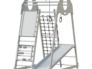 Childrens sports bunk BambinoWood Plus 3D Model