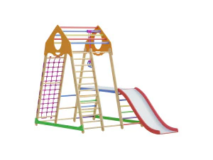 Complesso sportivo per bambini BambinoWood Plus 1-1 Modello 3D