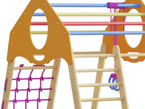 Childrens sports complex BambinoWood Plus 1-1 3D 모델
