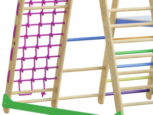 Childrens sports complex BambinoWood Plus 1-1 3D Model