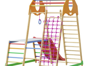 Childrens sports complex BambinoWood Plus 1-1 3D 모델