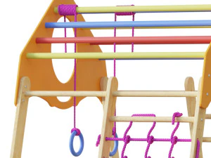 Childrens sports complex BambinoWood Plus 1-1 3D Model