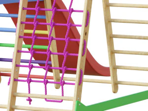Childrens sports complex BambinoWood Plus 1-1 3D Model