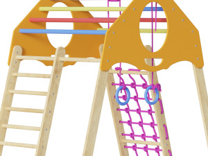 Childrens sports complex BambinoWood Plus 1-1 3D 모델