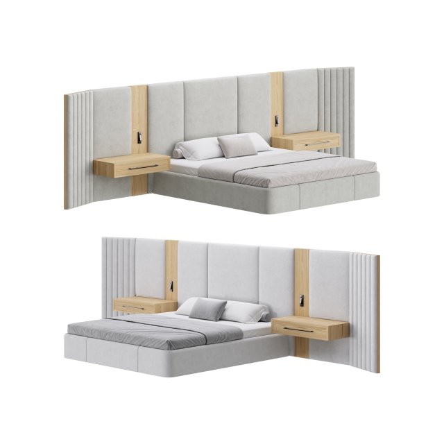 BEACON BED 3D 模型 .c4d .max .obj .3ds .fbx .stl .blend 