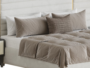 Bed MERTON 3D Model