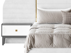 Bed MERTON 3D Model
