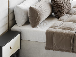 Bed MERTON 3D Model