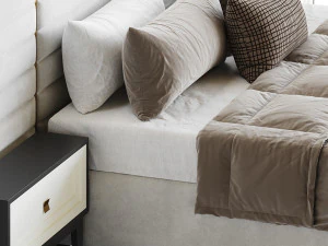 Bed MERTON 3D Model