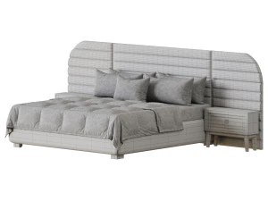 Bed MERTON 3D Model