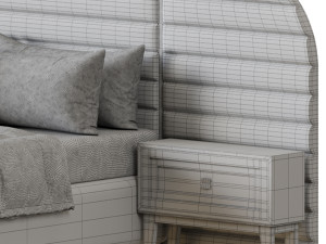 Bed MERTON 3D Model