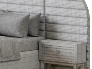Bed MERTON 3D Model