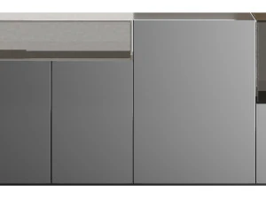 Black glass sideboard 3D Model