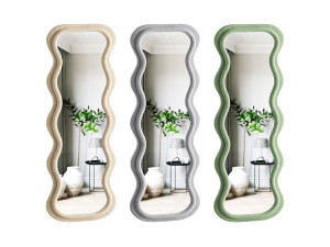 BOJOY Full Length Irregular Wavy Mirror 3D Model