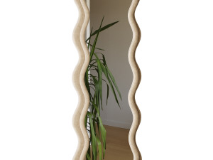 BOJOY Full Length Irregular Wavy Mirror 3D-Modell