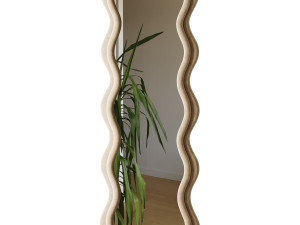 BOJOY Full Length Irregular Wavy Mirror 3D-Modell