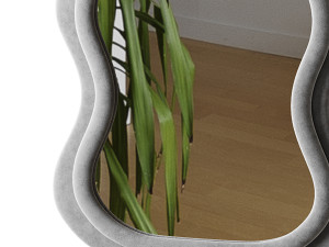 BOJOY Full Length Irregular Wavy Mirror 3D-Modell