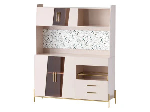 주방용 높은 선반이 있는 캐비닛 3D 모델