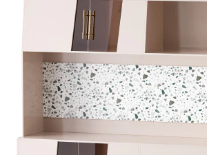 Arm&aacute;rio com prateleiras altas para cozinha Modelo 3D