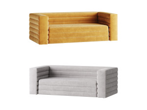 CAMEL VELVET SOFA Modello 3D