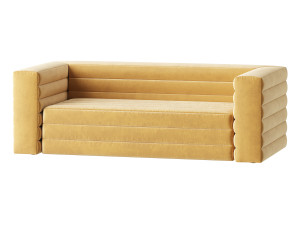 CAMEL VELVET SOFA Model 3D