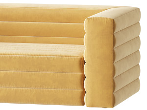 CAMEL VELVET SOFA Model 3D