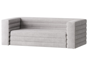 CAMEL VELVET SOFA Model 3D