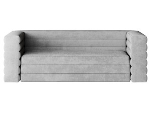 CAMEL VELVET SOFA Model 3D