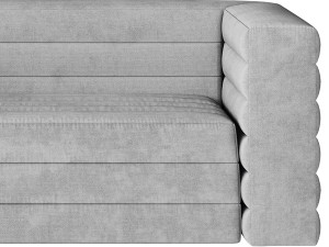 CAMEL VELVET SOFA Model 3D