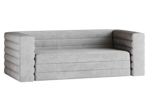 CAMEL VELVET SOFA Model 3D