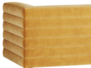 CAMEL VELVET SOFA Model 3D