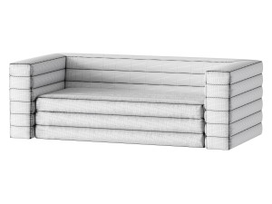 CAMEL VELVET SOFA Model 3D