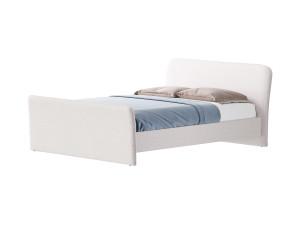 CAMERANO CREAM UPHOLSTERED QUEEN SLEIGH BED 3D Модель