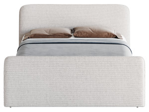 CAMERANO CREAM UPHOLSTERED QUEEN SLEIGH BED 3D Модель