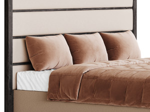 Casa Padrino luxury double bed frame 3D 模型