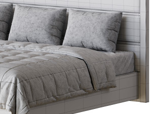 Casa Padrino luxury double bed frame 3D 模型