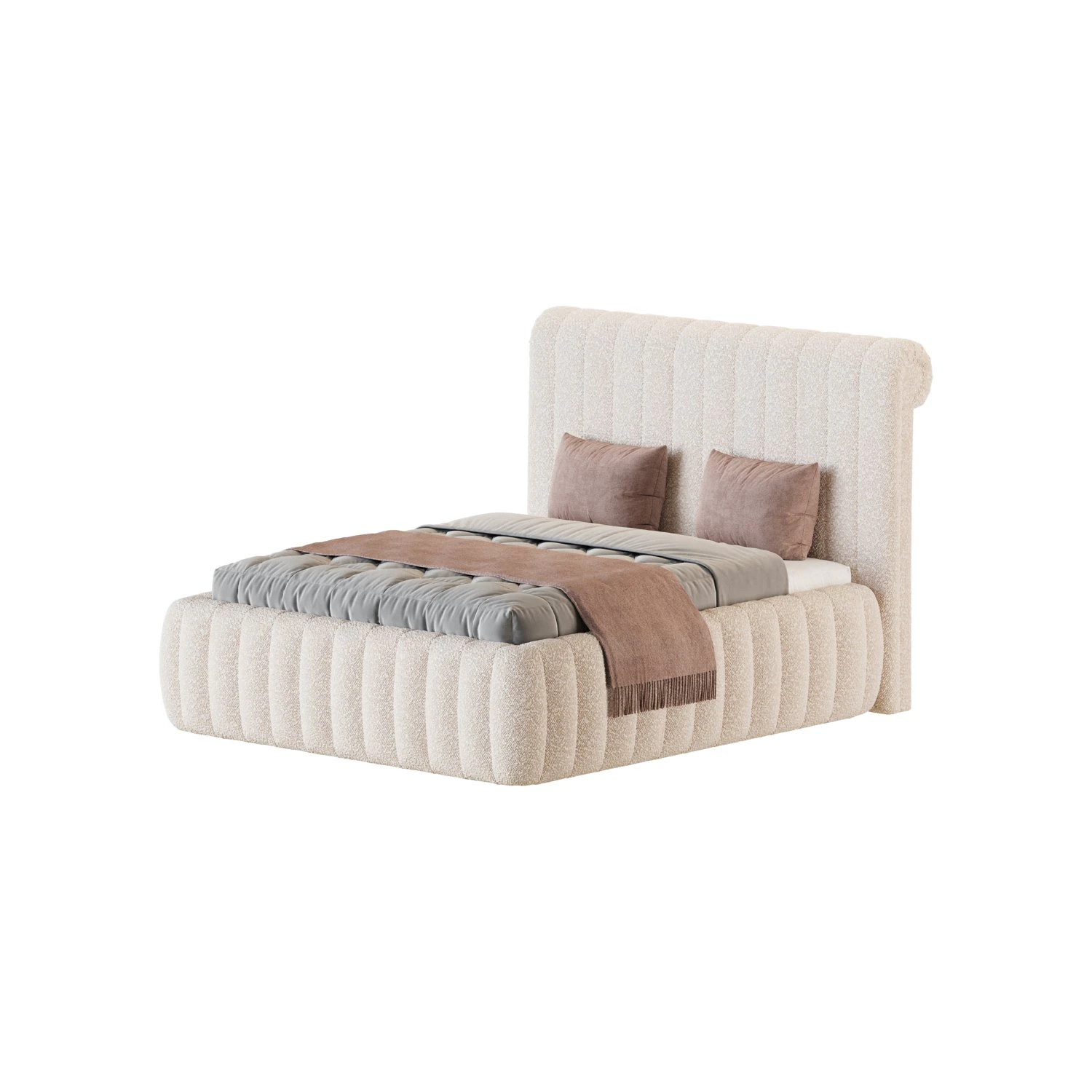 Casa Padrino luxury double bed 3D Model .c4d .max .obj .3ds .fbx .stl .blend 