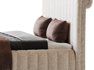 Casa Padrino luxury double bed 3D Model