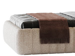 Casa Padrino luxury double bed 3D Model