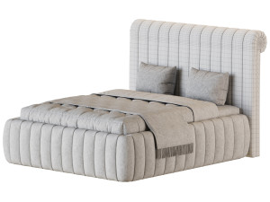 Casa Padrino luxury double bed 3D Model