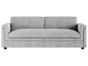 CEVA LIGHT BLUE PERFORMANCE VELVET SLEEPER SOFA 3Dモデル