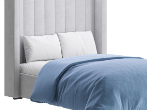 Charlie Upholstered Ottoman Bed 3D Модель