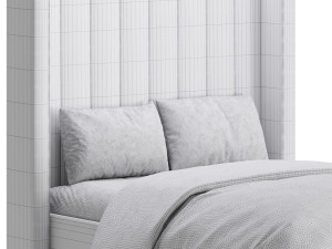 Charlie Upholstered Ottoman Bed 3D Модель