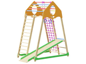 儿童运动双层 BambinoWood 3D 模型