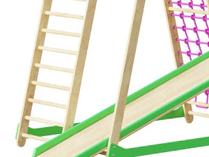Childrens sports bunk BambinoWood 3D Model