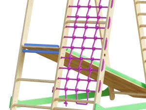 Childrens sports bunk BambinoWood 3D Model