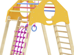 Childrens sports bunk BambinoWood 3D मॉडल