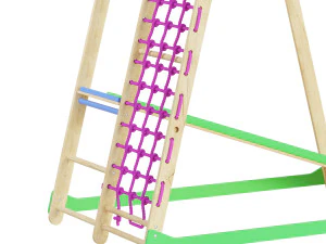 Childrens sports bunk BambinoWood 3D Model