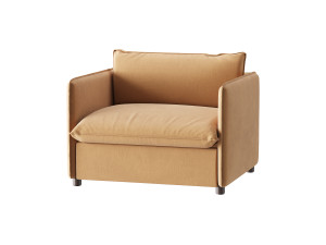 CORROY WHITE PERFORMANCE FABRIC CHAIR AND A HALF 3D Модель