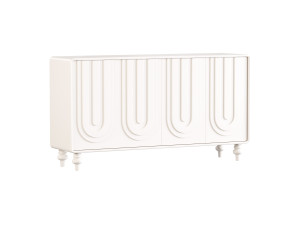 Cream style shoe cabinet 3D Model